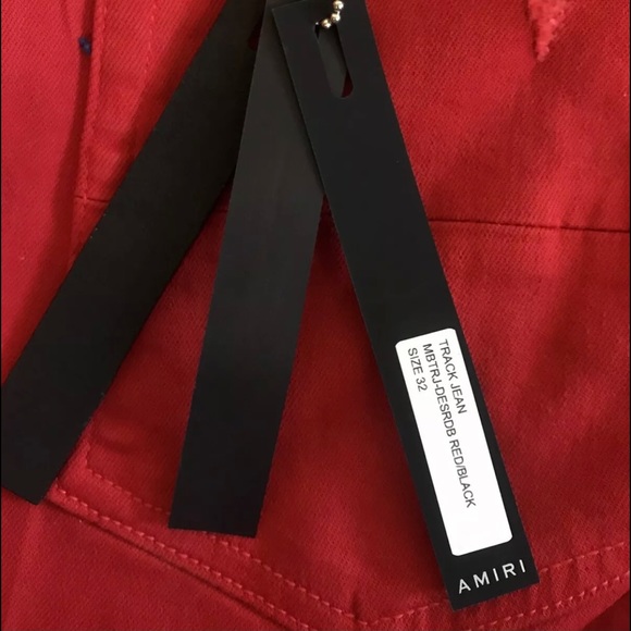 Amiri Jeans (Red) - Picture 6 of 7